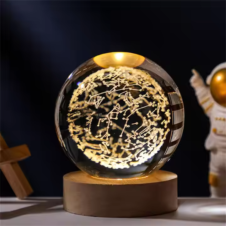 Color-Changing-LED-3D-Crystal-Ball-Constellation-1 3D Crystal Ball – Constellation ( 7 Color Base) - Image 1