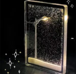 Christmas Gift Handmade DIY Snow Scenery Night Light Romantic Snowflake Lamp DIY Material Desktop Decor Snowy Night Street Lamp - Image 2