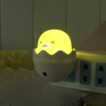 Yellow Duck With Egg Shape Led small Night Light - Image 3