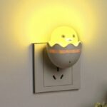 Yellow Duck With Egg Shape Led small Night Light - Image 2