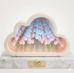 DIY Infinity Tulip Mirror Lamp