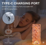 Mini Rose Diamond Lamp 3 Colour - Image 3