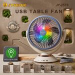 JYSUPER JY-2570 Rechargeable Fan - Image 2